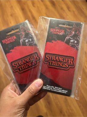 Netflix Stranger Things Embroidered Patch in Red and Black(12)
